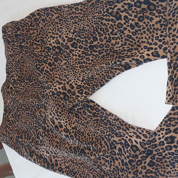 Time And True Leppard Print pull on Pants .Size XXL .Flaws pictured . - Picture 4 of 11